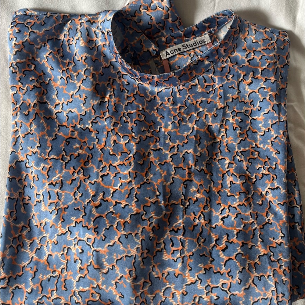 Acne Studios Long Sleeve Patterned Top